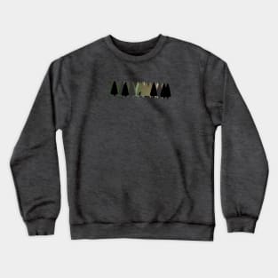 Trail Runner with Doggo - Forest Crewneck Sweatshirt